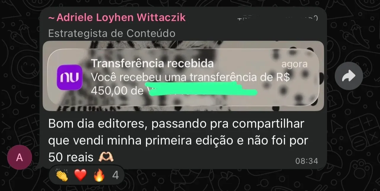Depoimento de Adriele