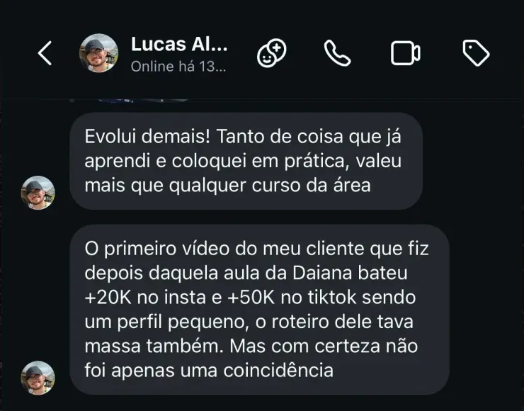 Depoimento de Lucas
