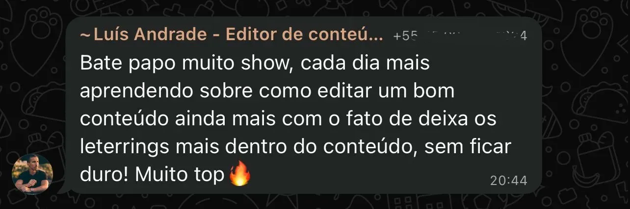 Depoimento de Luis Andrade