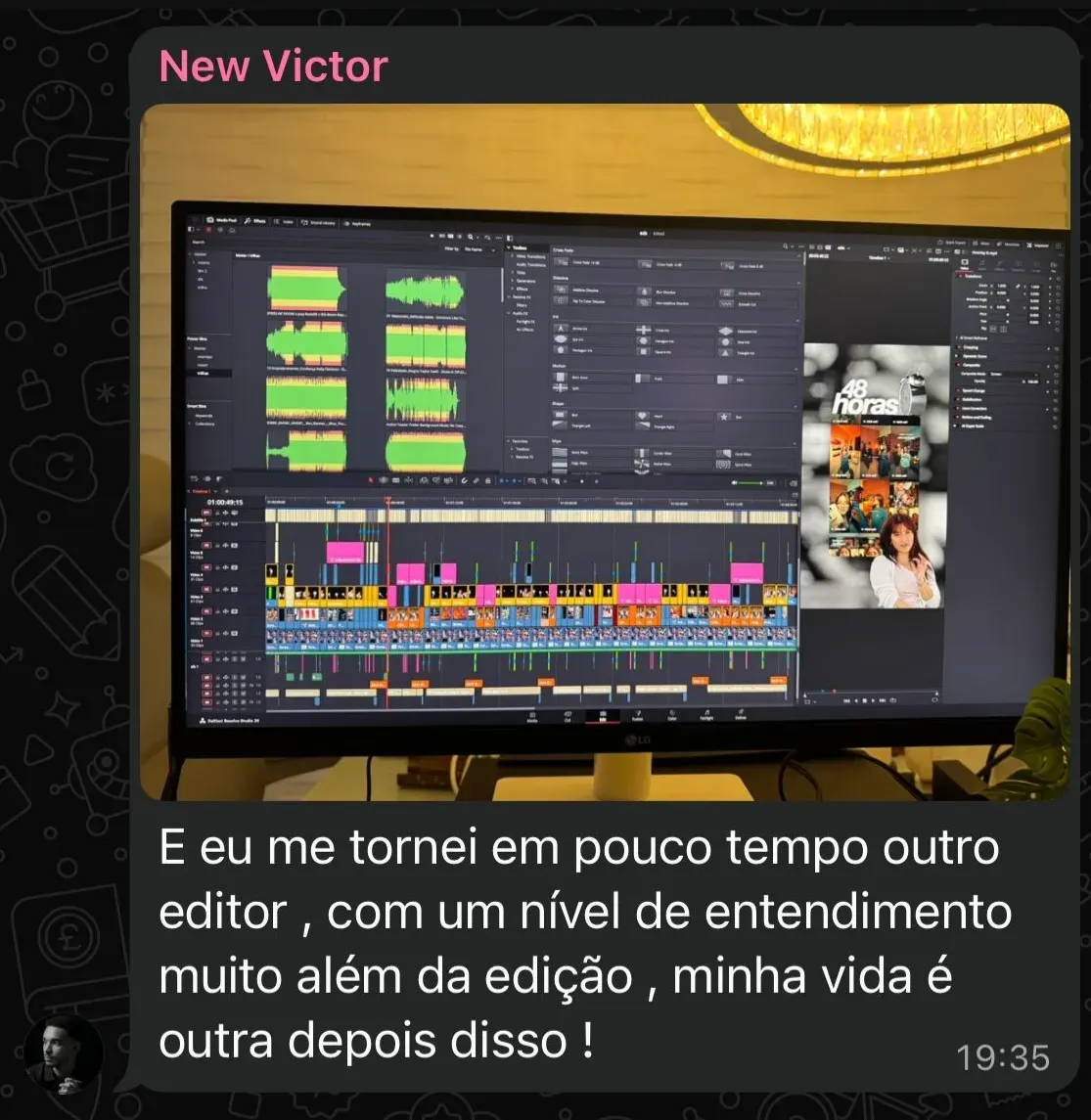 Depoimento de New Victor