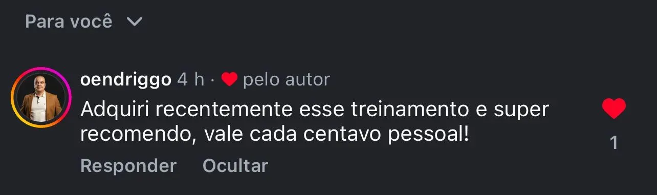 Depoimento de Oendriggo