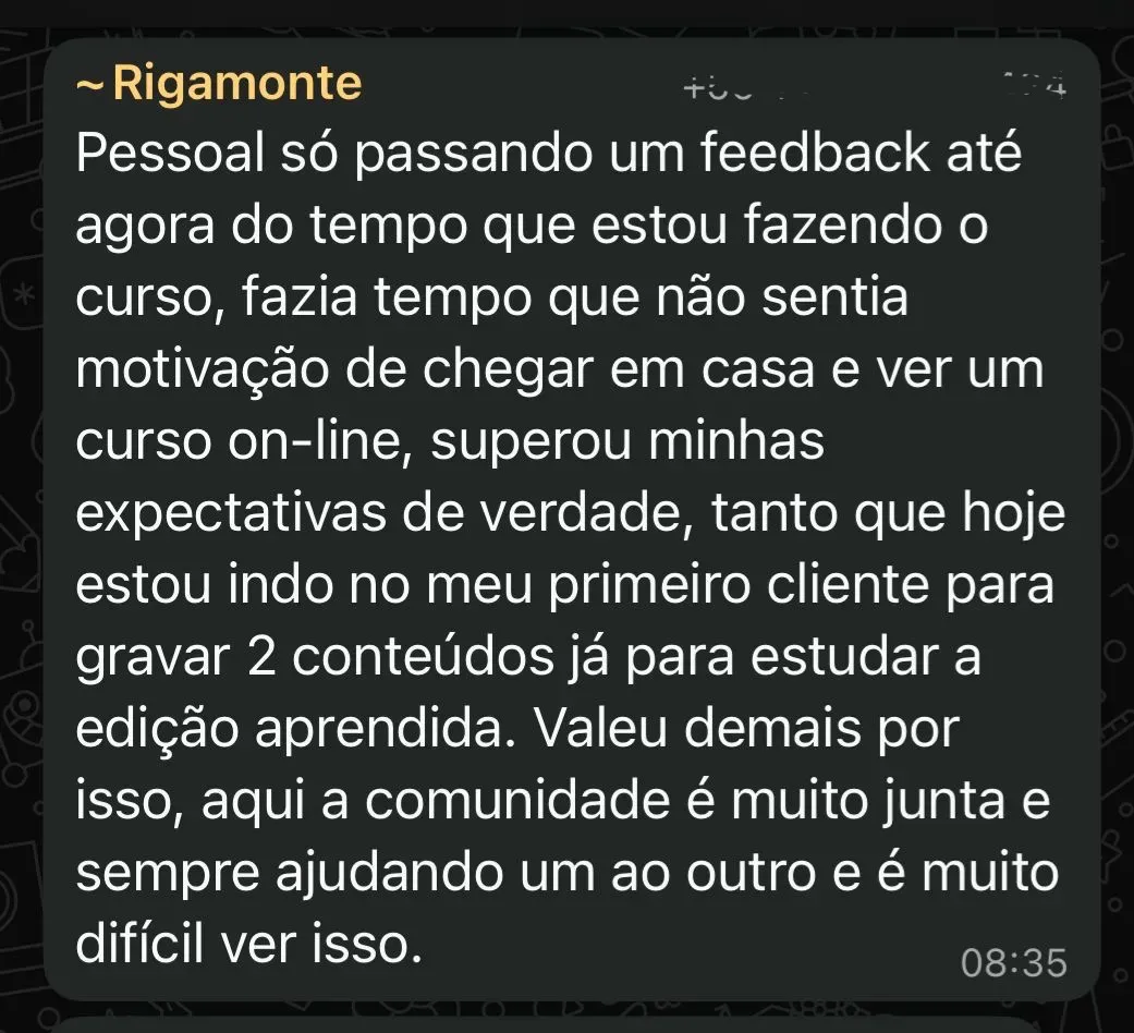 Depoimento de Rigamonte